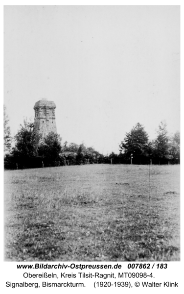 Obereißeln, Signalberg, Bismarckturm