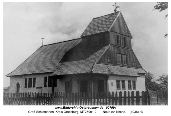 Groß Schiemanen, Neue ev. Kirche