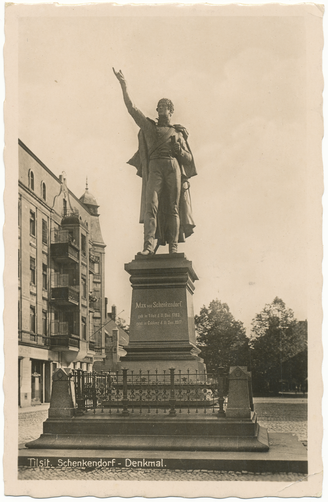 Tilsit, Schenkendorfplatz, Schenkendorf-Denkmal