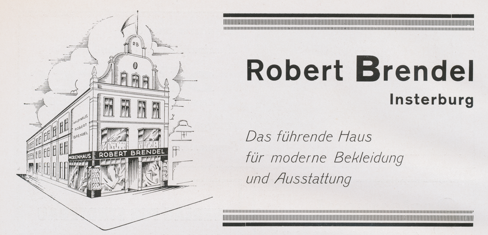 Insterburg, Modehaus Robert Brendel