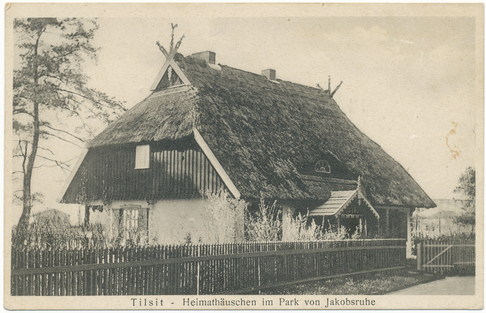 Tilsit, Park Jakobsruh, Litauer-Heimathäuschen