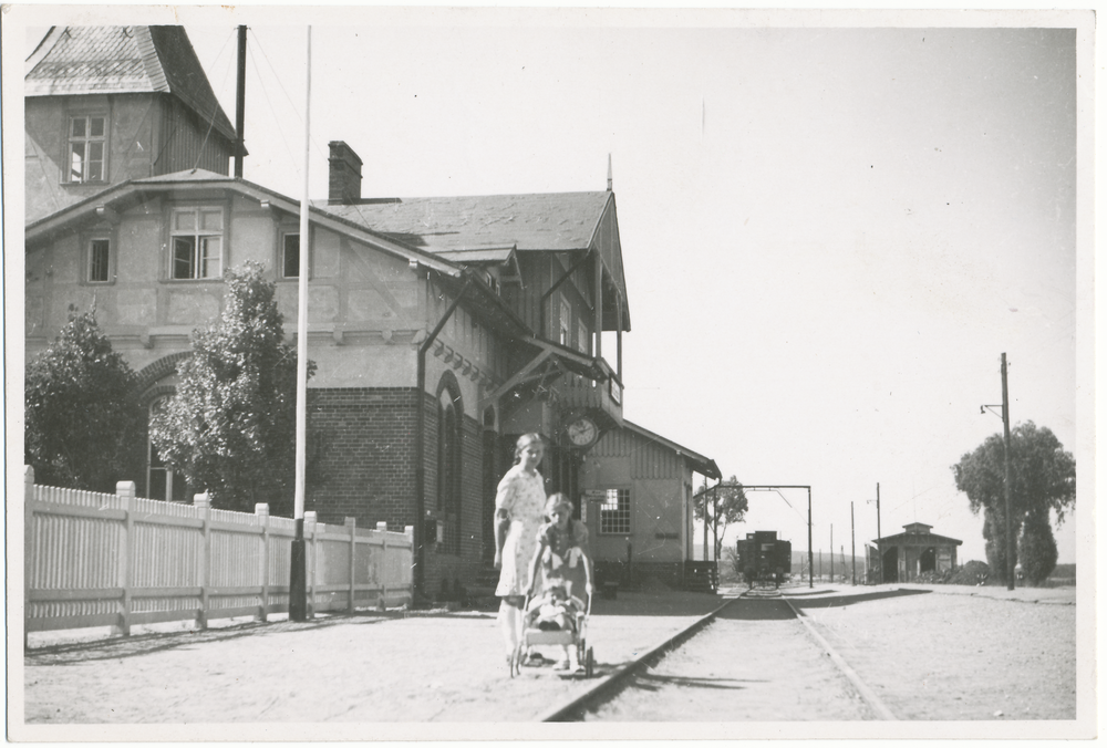 Tolkemit, Bahnhof der Haffuferbahn