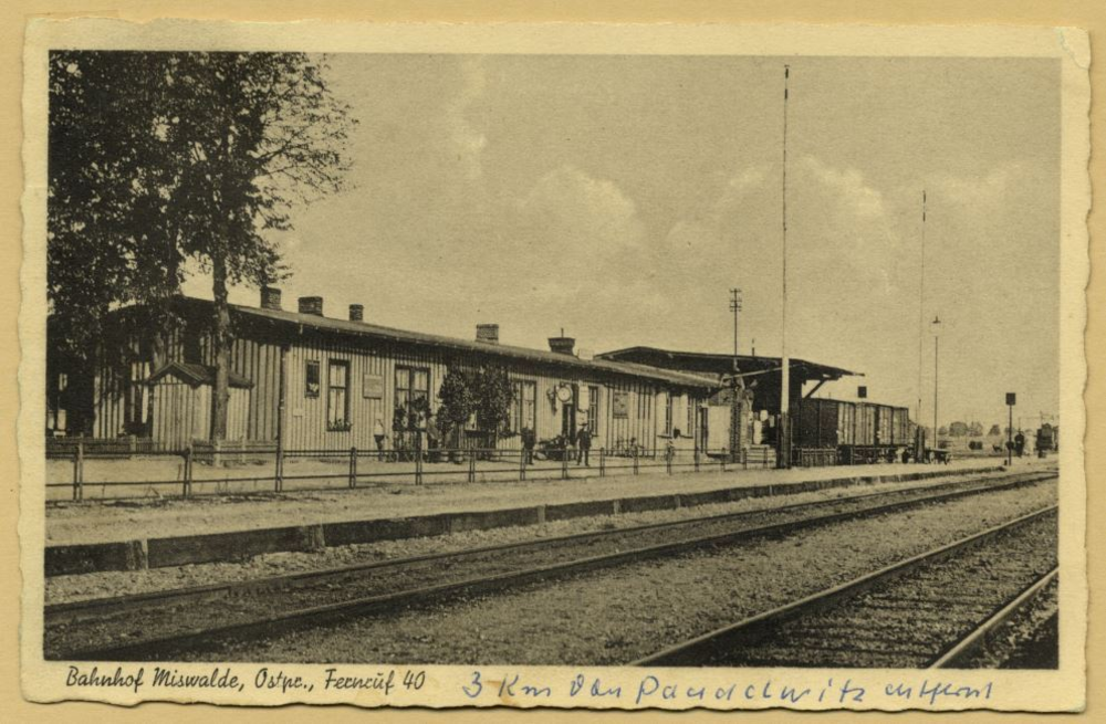 Miswalde, Bahnhof
