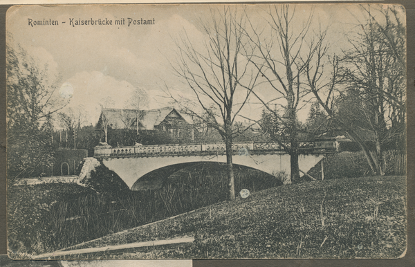 Rominter Heide, Kaiserbrücke mit Postamt