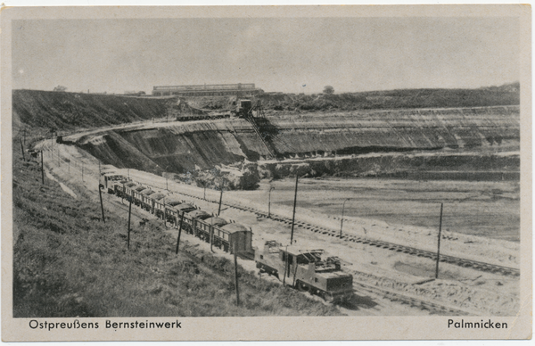 Palmnicken, Bernsteinwerk, Bernsteingewinnung