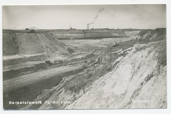 Palmnicken, Bernsteinwerk, Bernsteingewinnung