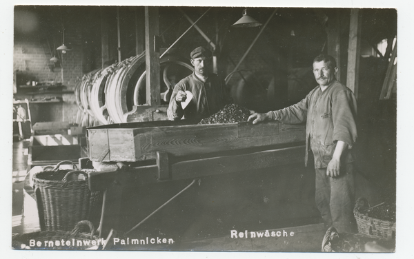 Palmnicken, Bernsteinwerk, Bernsteingewinnung, Reinwäsche