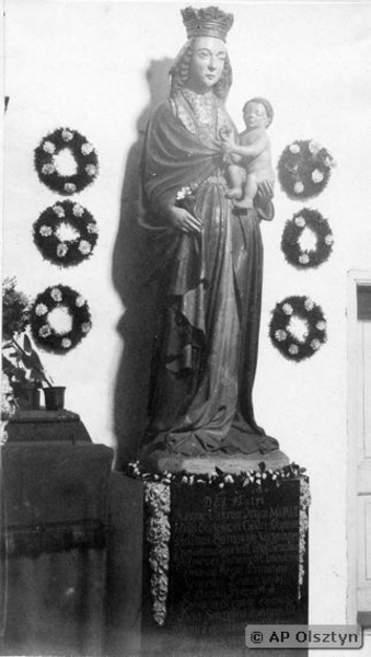 Frauenburg,  Hospitalskapelle - Figur der Muttergottes