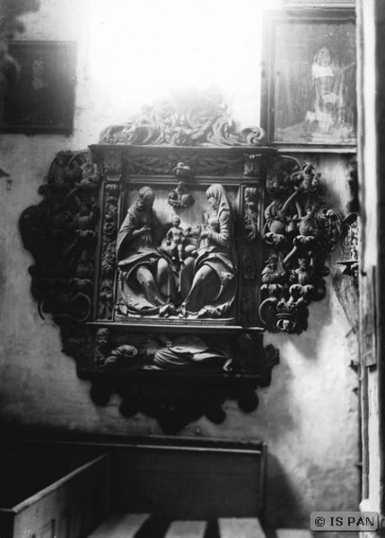 Friedland,Ev. Kirche - Fragment eines älteren Schnitzaltars