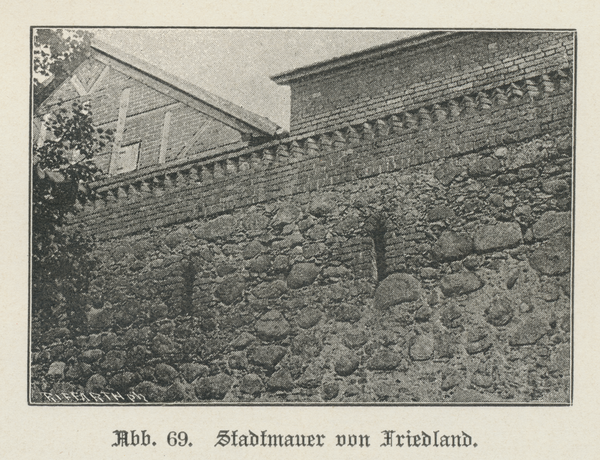 Friedland, Stadtmauer