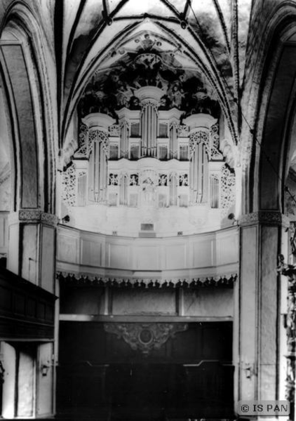 Friedland, Ev. Kirche - Blick zur Orgel