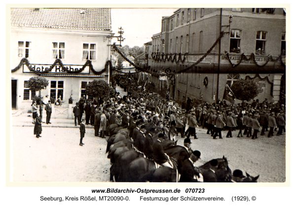 Seeburg, Festumzug der Schützenvereine