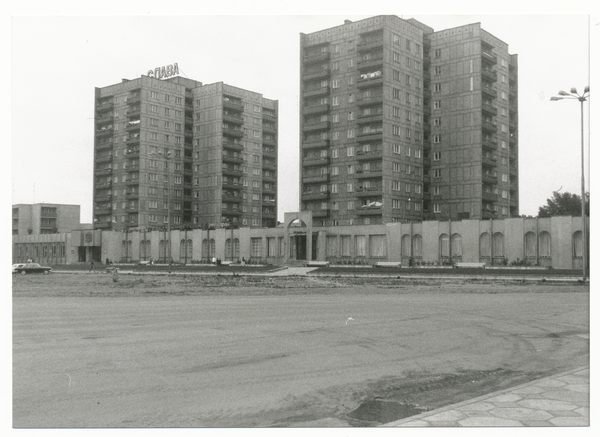 Tilsit (Советск), Hochhäuser am ehemaligen Fletcherplatz