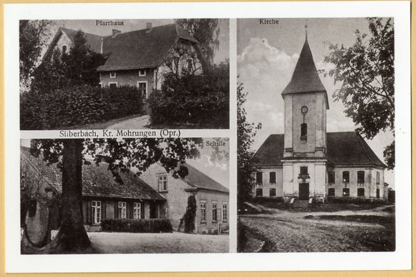 Silberbach, Pfarrhaus, Kirche, Schule