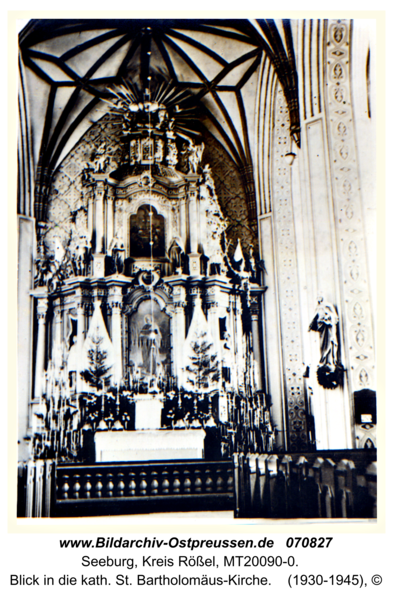 Seeburg, Blick in die kath. St. Bartholomäus-Kirche