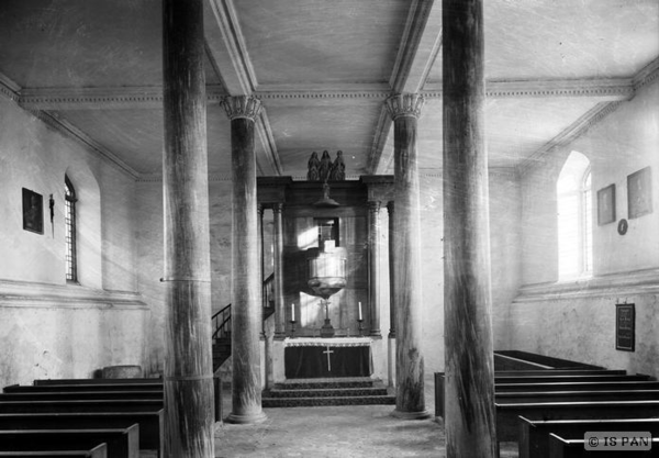 Georgenau Kr. Bartenstein, Ev. Kirche - Blick zum Altar