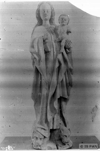 Georgenau Kr. Bartenstein, Ev. Kirche - Skulptur der Muttergottes