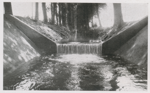 Ebenrode (Kreis), Dobup-Fluss, Kaskadenbau im Flusslauf durch das Kulturtechnische Büro Max Liebchen, Stallupönen