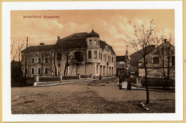 Mohrungen, Preußisch-Holländer-Str., Die Fliessbrücke