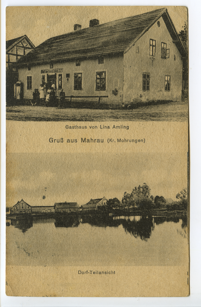 Mahrau, Gasthaus Lina Amling, Ortsansicht