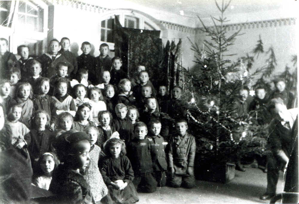 Borchersdorf Kr. Samland, Weihnachtsfeier in der Schule