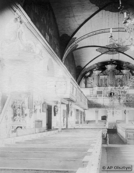 Germau,  Ev. Kirche - Blick zur Orgel