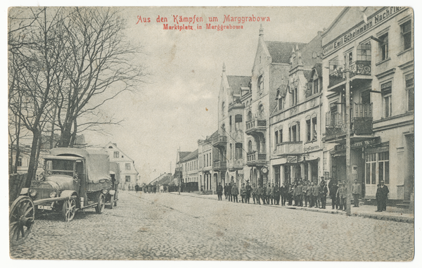 Marggrabowa, Marktplatz im 1. Weltkrieg