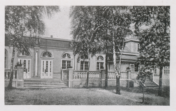 Treuburg, Hindenburgpark-Restaurant, Ansicht vom Park