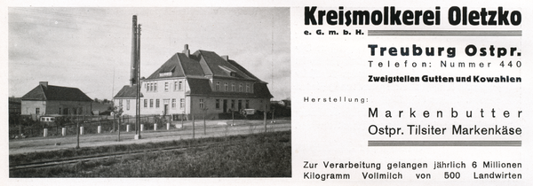 Treuburg, Kreismolkerei Oletzko e.G.m.b.H.