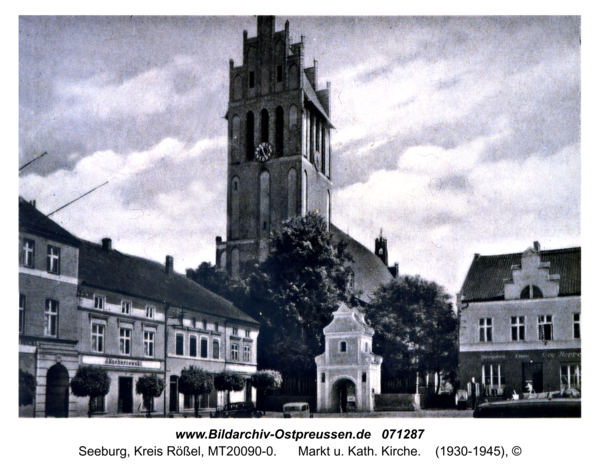 Seeburg, Markt u. Kath. Kirche