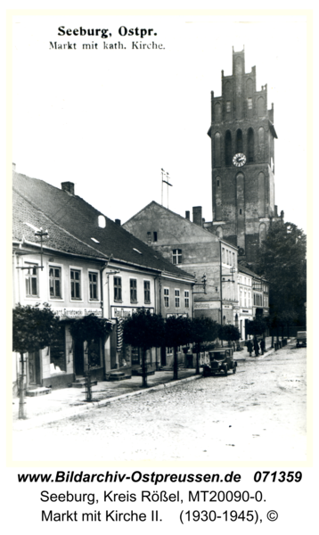 Seeburg, Markt mit Kirche II