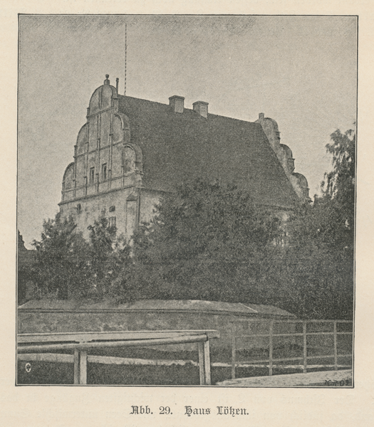 Lötzen, Burg zu Lötzen - Haupthaus - Ansicht von Nordosten