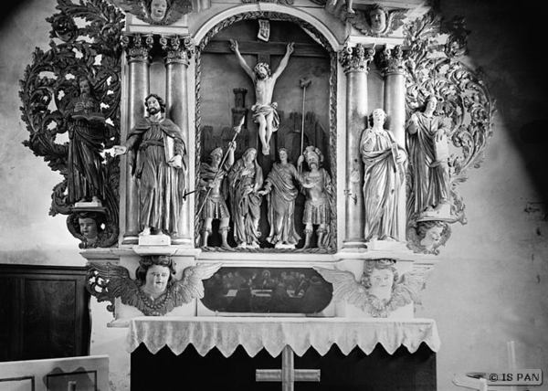 Löwenhagen, Ev. Kirche - Detail vom Altar