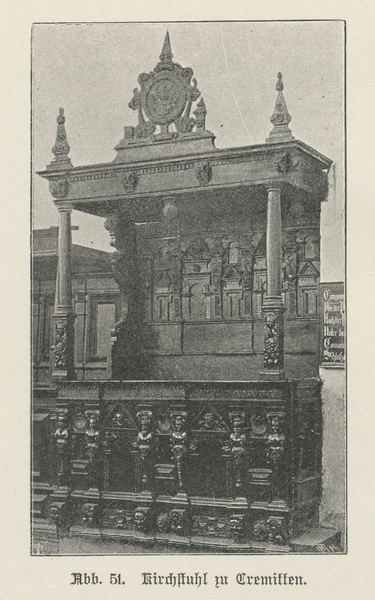 Kremitten,  Ev. Kirche, Kirchstuhl (Gutsstand)
