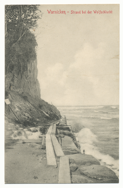 Warnicken, Strand bei der Wolfsschlucht