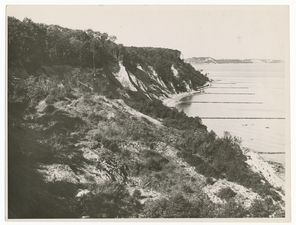 Warnicken, Steilküste, Blick nach Brüsterort und Wachtbudenberg ??