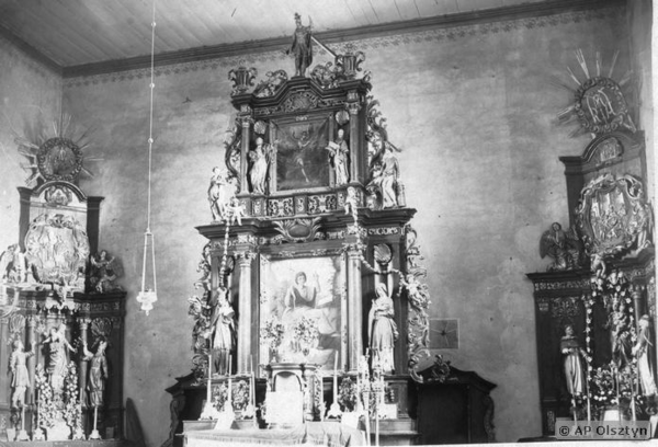 Glockstein, Kath. Kirche - Blick auf die Altarwand