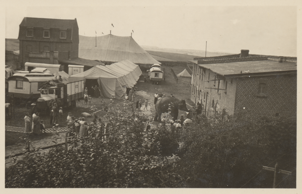 Seeburg, Kirmes auf dem Viehmarkt