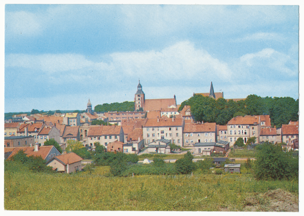 Wartenburg Kr. Allenstein, Stadt (Barczewo), Ortsansicht von Süden