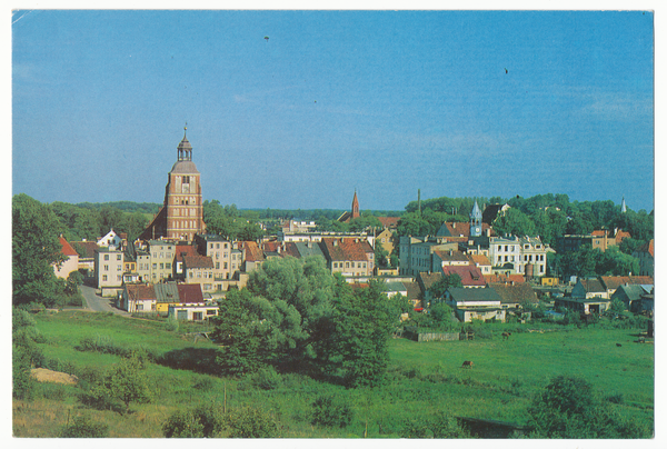 Wartenburg Kr. Allenstein, Stadt (Barczewo), Ortsansicht von Nordwesten