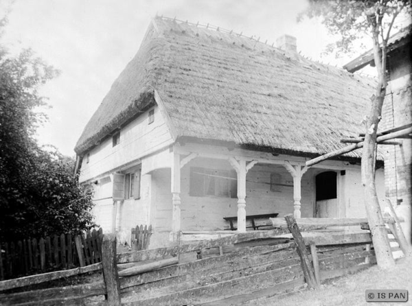 Goldbach Kr. Wehlau, Haus der Familie Thorun - Übereckansicht der Laube