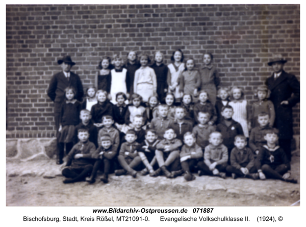 Bischofsburg, Evangelische Volkschulklasse II