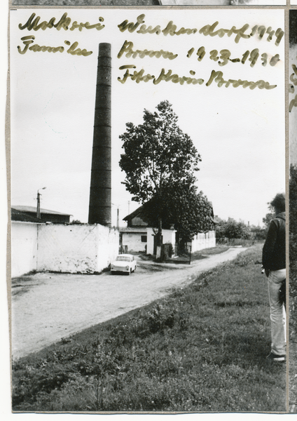 Weeskendorf (Węzina), Molkerei