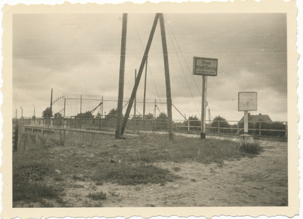 Weißenberg, Grenze Freistaat Danzig-Deutschland