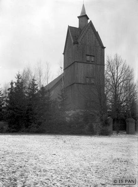 Grabnick Kr. Lyck, Ort, Ev. Kirche - Ansicht von Nordwesten