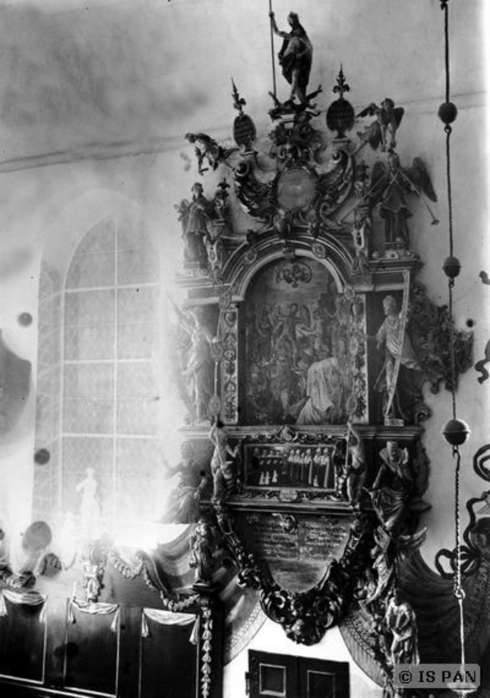 Groß Peisten, Gut, Ev. Kirche, Epitaph des Adalbert von Kreytzen