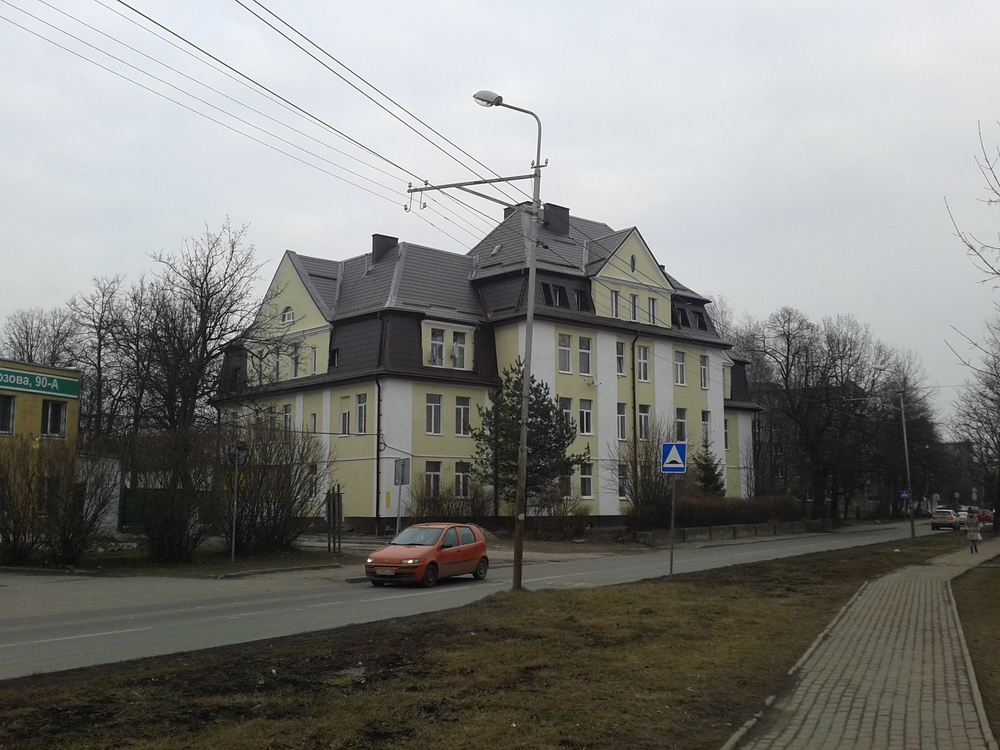 Königsberg, Standort der ehem. Luftschiffhalle, Villa