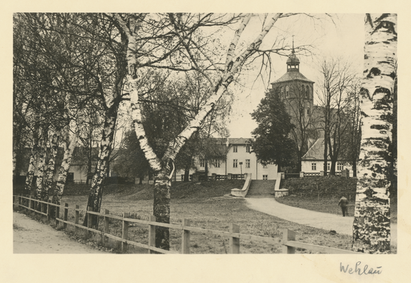 Wehlau, Kirche mit Schanze