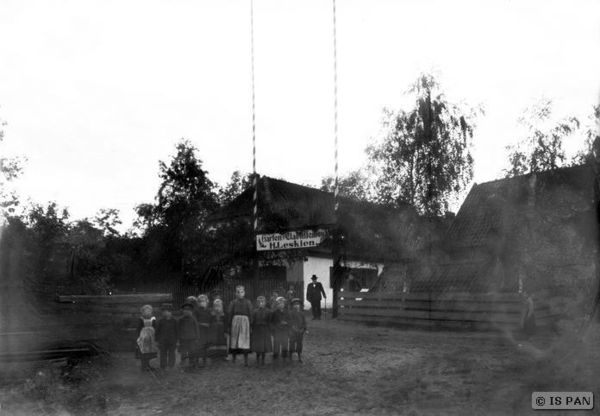 Groß Heydekrug, "Garten-Etablissement" von H. Leskien