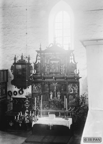 Groß Schwansfeld, Ev. Kirche - Blick auf den Altar von der Südempore aus